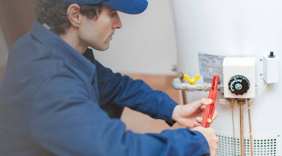 Professional water heater repair in Reynolds, ND